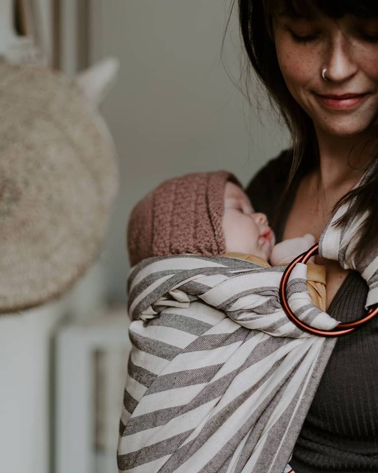 Bandoleras y ring sling para bebé y niño